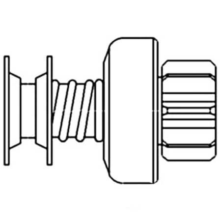 Aftermarket New Extended Shaft Starter Drive Fits John Deere Tractor B 50 1909771